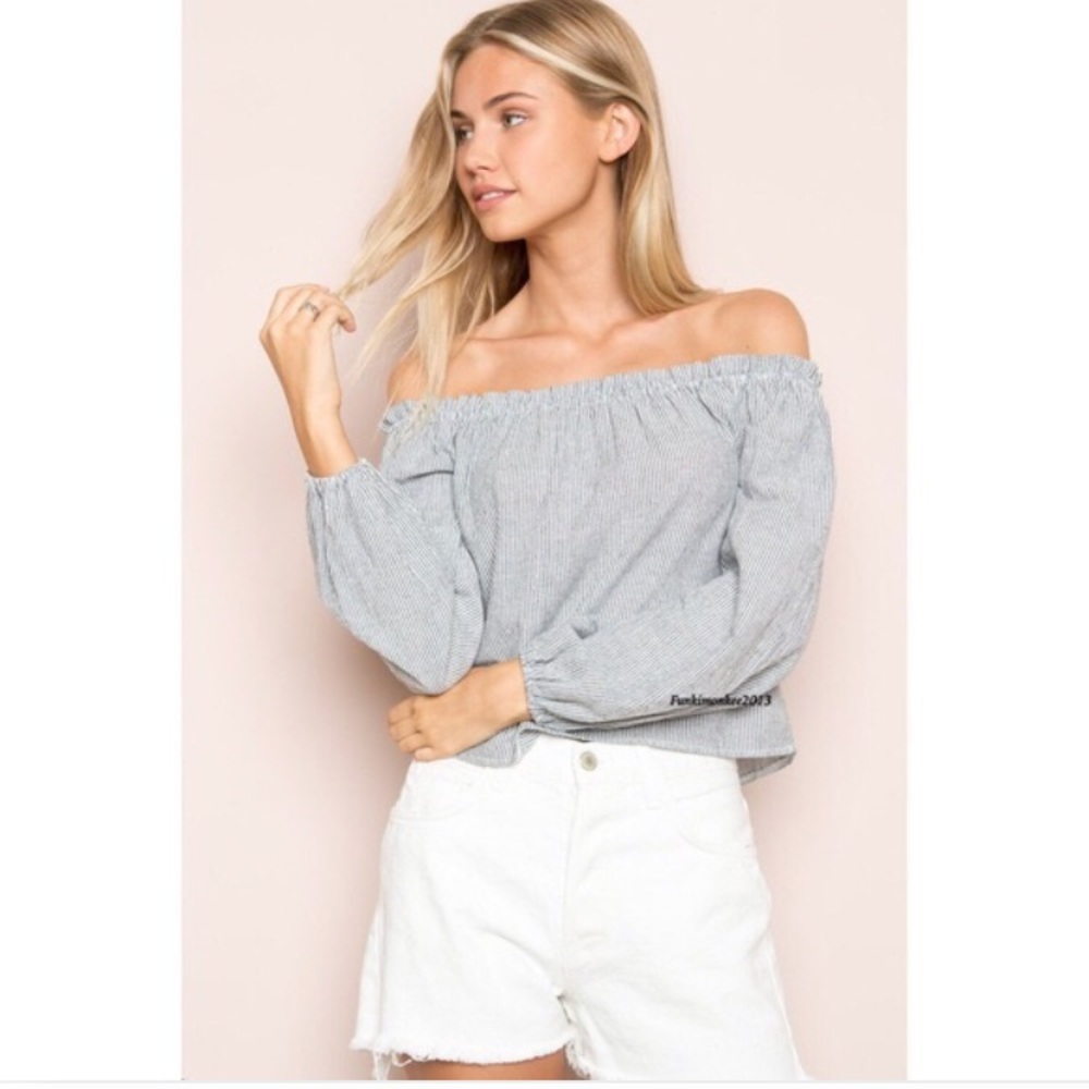 NWT BRANDY MELVILLE OFF THE SHOULDER TOP